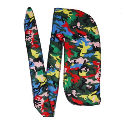 China Wholesales Hip Hop Fashion Custom Logo Printing Durags Outdoor Sports Dancer Hat Durag for sale