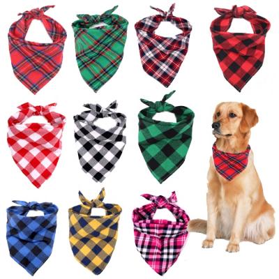 China Viable Price Hot Sell Fashion Cheap Fashion Cotton Adjustable Soft Triangle Scarf Pet Dog Bandana for sale