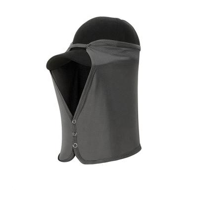 China Polyester Anti UV Protection High Elastic Bucket Breathable Fishing Hat With Neck Fin Increasing Neck Fin for sale