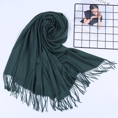 China Wholesale High Quality Winter Hijab Pashmina Long Scarf for sale