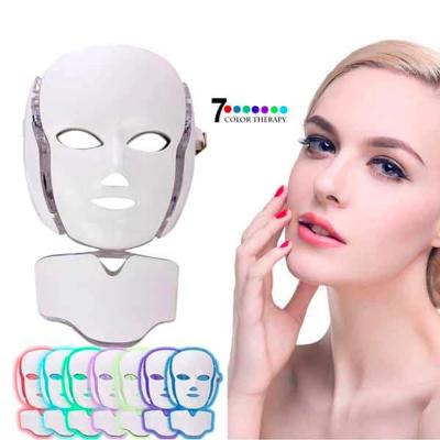 China Blood Vessel Removal 7 Colors PDT Photon Light Beauty Therapy Skin Care LED Face Mask for sale