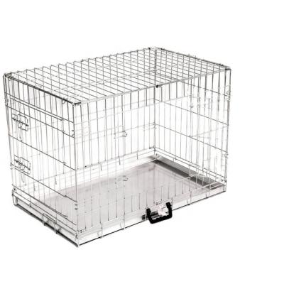 China Viable Wholesale Collapsible Wire Metal Dog Cage Large Pet Cages for sale