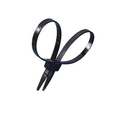 China Eco-friendly Police Handcuffs Police Plastic Nylon Double Flex Cuff Disposable Zip Tie Handcuffs for sale