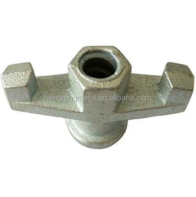 China Cast Aluminum Formwork Accessories Modern Wing Nut 15/17mm for sale