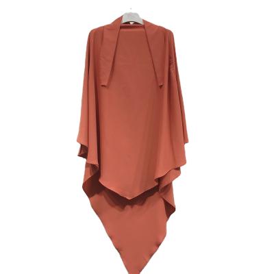 China New Arab Women's Long Dress Terylene Chiffon Jacquard Muslim Dress Middle East Large Women's Breathable Abaya for sale