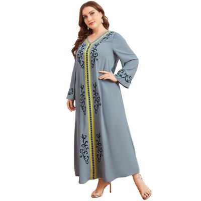 China Breathable Long Kimono Soild Color Robe Plus Size Middle Eastern Traditional Muslim Dress Party Abaya Sleeve for sale