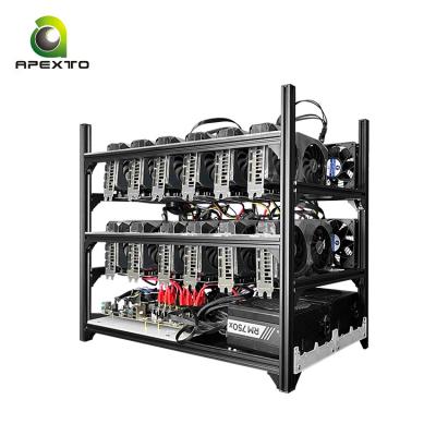 China With fan 12 gpu server case computer service case with motherboard with high power supply server case for sale