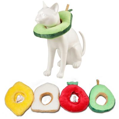 China Lights Pet Lovely Fruit Elizabethan Design Soft Protective Collar Dog Cat Collar for sale