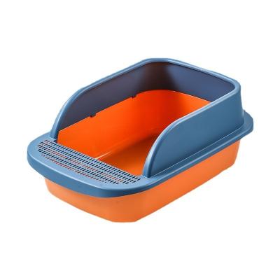 China Wholesale Sustainable OEM Cat Litter Box Large Space PP Pet Trash Can for sale