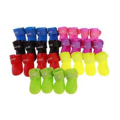 China Amazon Rainboots Hot Sale Pet Water Viable Shoes Waterproof Dog Shoe for sale