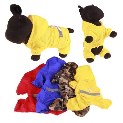 China OEM Dogs Durable Hooded Waterproof Pet Raincoat Windproof Raincoat for sale