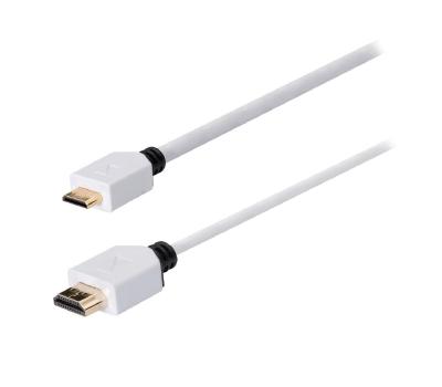 China HDMI à cor branca do mini cabo da alta velocidade HDMI 3 pés de projeto do perfil baixo à venda