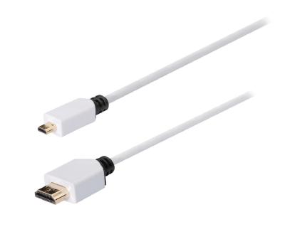 China Micro Hdmi de alta velocidade ao cabo de Hdmi, cabo ultra fino de Hdmi com ethernet à venda