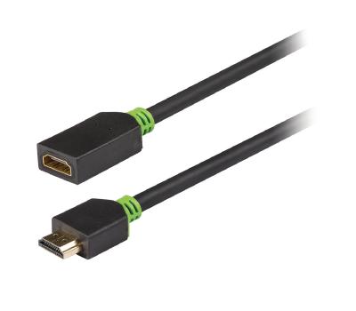 China Homem da extensão de cabo de HDMI ao cabo fêmea da definição do cabo 4K do prolongamento de HDMI para o jogador de Blu Ray, 3D televisão, Roku, Boxee à venda