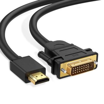 China Cabo de extensão direcional do Bi DVI 6,6 pés de HDMI a DVI - porto de D 24 + 1 à venda