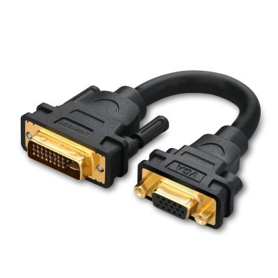 China DVI To VGA Monitor Cable Male To Female Extesnion Cable For Laptop / PC Host for sale