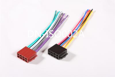 China Connector Car Radio Wiring Harness Plug Universal Standard ISO Cable Adapter for sale