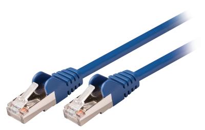 China 26 AWG-LehreEthernet-Netzwerk Kabel-Katze 5e SF/blaue Farbe 2m UTP-Verbindungskabel-RJ45 zu verkaufen