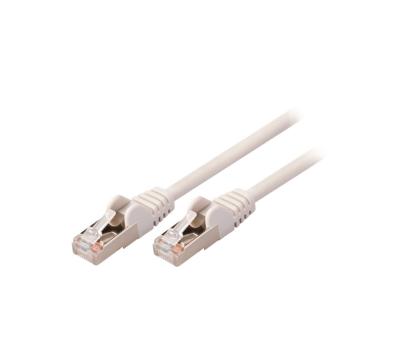 China CAT5e STP Ethernet Cable RJ45 8P8C 1.5m Length Grey Network Patch Cord for sale