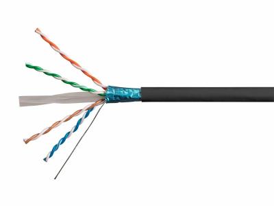 中国 大きさの防水失敗のおよび保護されたSTP Cat6のイーサネット ケーブル1000ft 販売のため