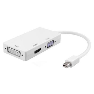 China Mini homem de alta velocidade do cabo do conversor de Displayport saída à fêmea de DVI/VGA/HDMI à venda