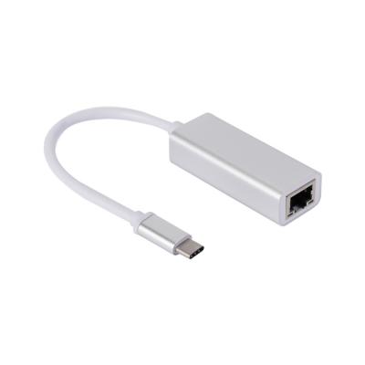 China Type - C aan RJ45-het Laden van Usb van de Havenadapter Kabel 0.2m Aluminiumhuisvesting Te koop