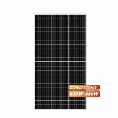 China Centro Monocrystalline 635W 640W 650W 660w Half 210mmx210mm Solar Panel Cell Manufacturer Commercial Solar System for sale