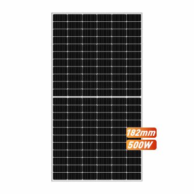 China Centro 500W OEM Mono Cell Solar Panel 182mm Half Solar Cell Panel For Sale 182mmx182mm for sale