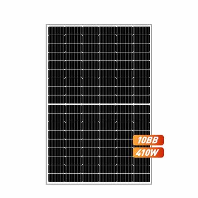 China Centro High Quality 410 watt 182mmx182mm monocrystalline solar panel sliver frame black production manufacturer for sale