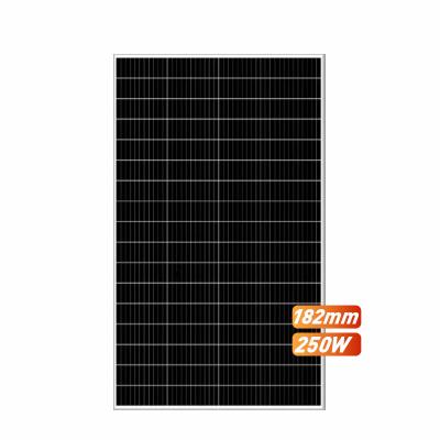 China Centro Hot Sell 250watt Mono Solar Cell Panel Recycled Solar Panel Parts 250W 182mmx182mm for sale