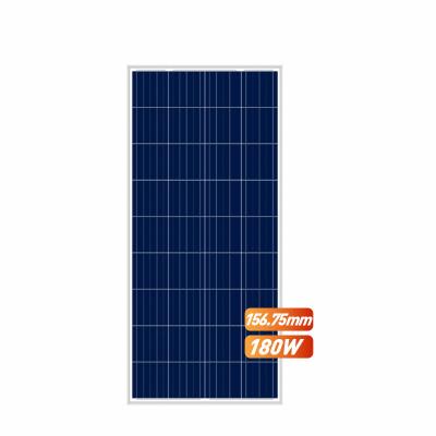 China Centro Panel Factory 180W Solar Cell Polycrystalline Panel Solar System 156.75mmx156.75mm for sale