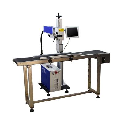 China Laser Marking 20W 30W 50W Laser Driving Online Fiber Laser Marking Machine For Sale for sale