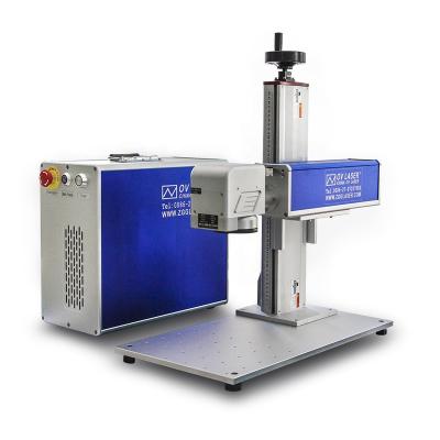 China Portable Laser Marking Low Price Laser Marker 20W 30W 50W Color Fiber Laser Marking Machine For Metal for sale