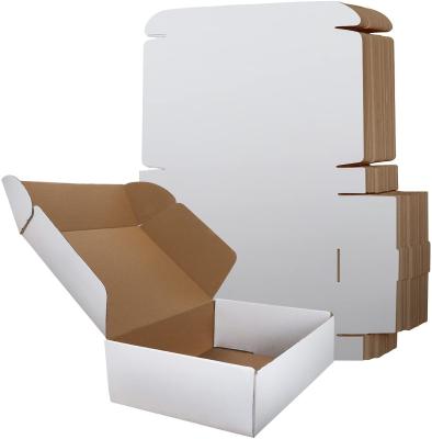 Китай Shipping Boxes 12x9x3 inches White Kraft Corrugated Cardboard Box Mailing Box продается