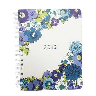 China Bobina de encargo 80g del oro de Planner Notebook A5 del organizador del orden del día 120GSM en venta