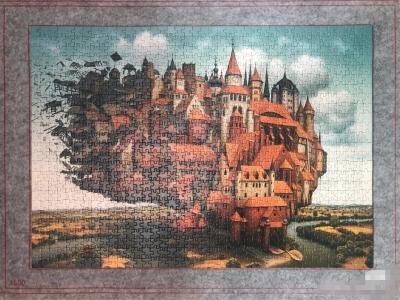 中国 子供300gsm C1Sのペーパーのための1000Pieces DIYのジグソー パズルのゲーム 販売のため