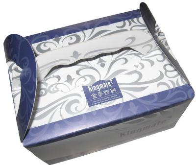 China Große Kraftpapier steife Papiergeschenkbox-faltbare elegante Luxuspappe 300 G/M zu verkaufen