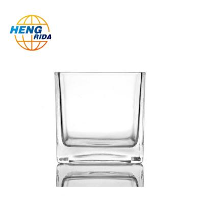 China Home Decoration Wholesale Clear High Quality Glass Candle Holders With Reasonable Price for sale