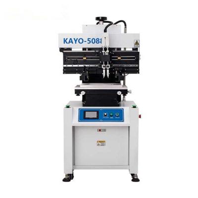 China KAYO-5088 Semi-automatic Screen Printer SMT Solder Paste Printers SMT PCB Assembly Production Line for sale