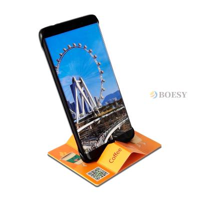 China 2021 Mini Handheld Tripod Desktopphone Tripod Cardboard Holder Flexible Android Mobile Phone Holder Stand Holder For iPhone for sale