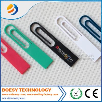 China Card Paper Clip USB Webkey with 2. 61x12.5x2.1MM Size for sale