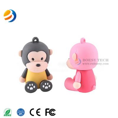 China U005-Bespoke plush baby monkey, custom finger monkey USB stick. for sale