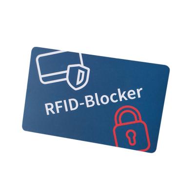 China Patrol System RFID Blocking Poker Card Signal Vault Guard Card / Safe Credit Card RFID Blocker for sale