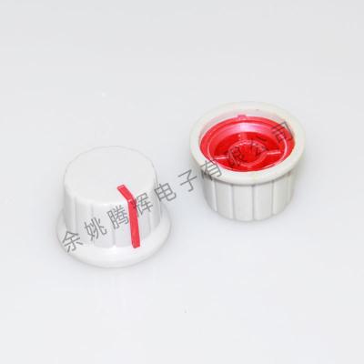 China Chinese specialization in the production of various potentiometer knob caps, plastic aluminum alloy bakelite switch knob caps for sale