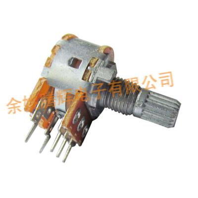 China double potentiometer WH148 B50K potentiometer six feet 50K short 6 handle 15mm adjustable resistance horizontal feet WR1610 for sale