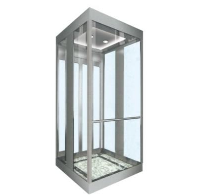 China CE ISO approved 320KG 400KG glass residential lift small elevators for villa home elevator for sale