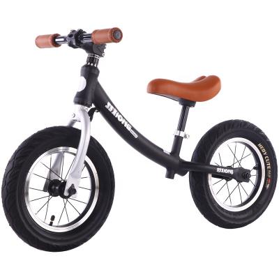 China Aluminum Alloy Kids Balance Bike No Pedals Height Adjustable Kids Bike Riding Walking Learning Scooter One-Piece Frame For 3-7 Years Old for sale