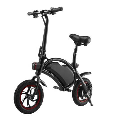 China One-Key Cruise Factory Customized 12 Inch Folding E Bike With Two Rear Wheels 30km/h Lithium Battery Max Adult Mini Portable Electric Bicycle for sale