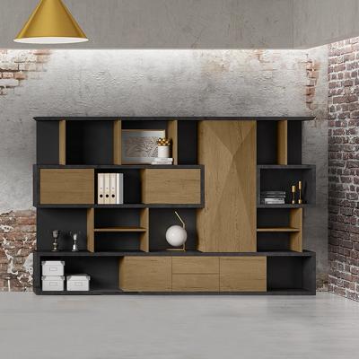 China WESOME Expandable 6.5ft High Multi-Layers Super Contemporary Home Large Storage Space Wooden Bookcase for sale