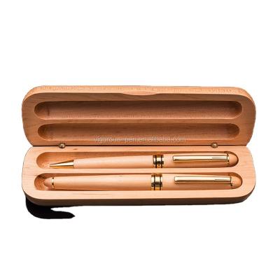 China Gift or Promotion Maple Wood Pen Set for sale